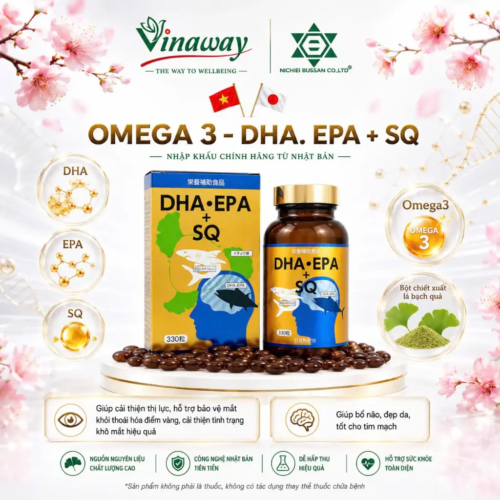 DHA. EPA + SQ