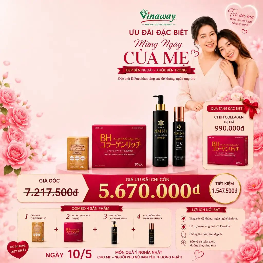 COMBO CHĂM SÓC SỨC KHỎE & LÀM ĐẸP CAO CẤP